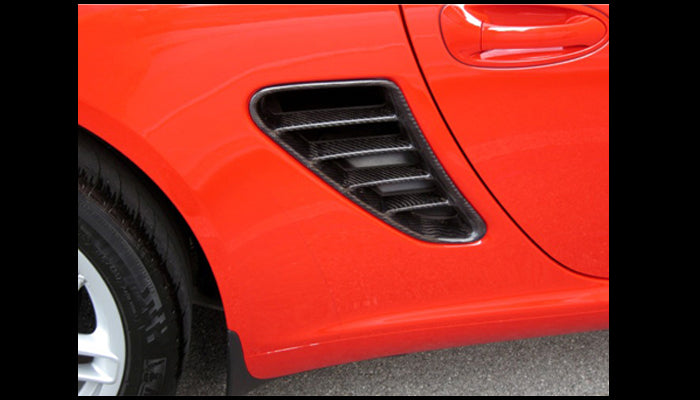 Porsche 987 Cayman/Boxster Carbon Fiber Air Intakes Covers