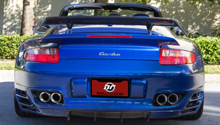 Porsche 997 Turbo Type 1 Rear Valance with Finned Diffuser – NR Auto
