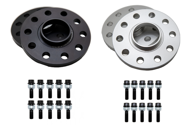 Porsche Wheel Spacers with Extended Bolts by Flat 6 Motorsports (7/15mm)