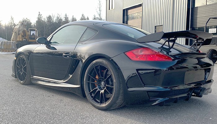 987 Boxster Rear View Porsche 987 Cayman/Boxster GT4 Wing – NR Auto