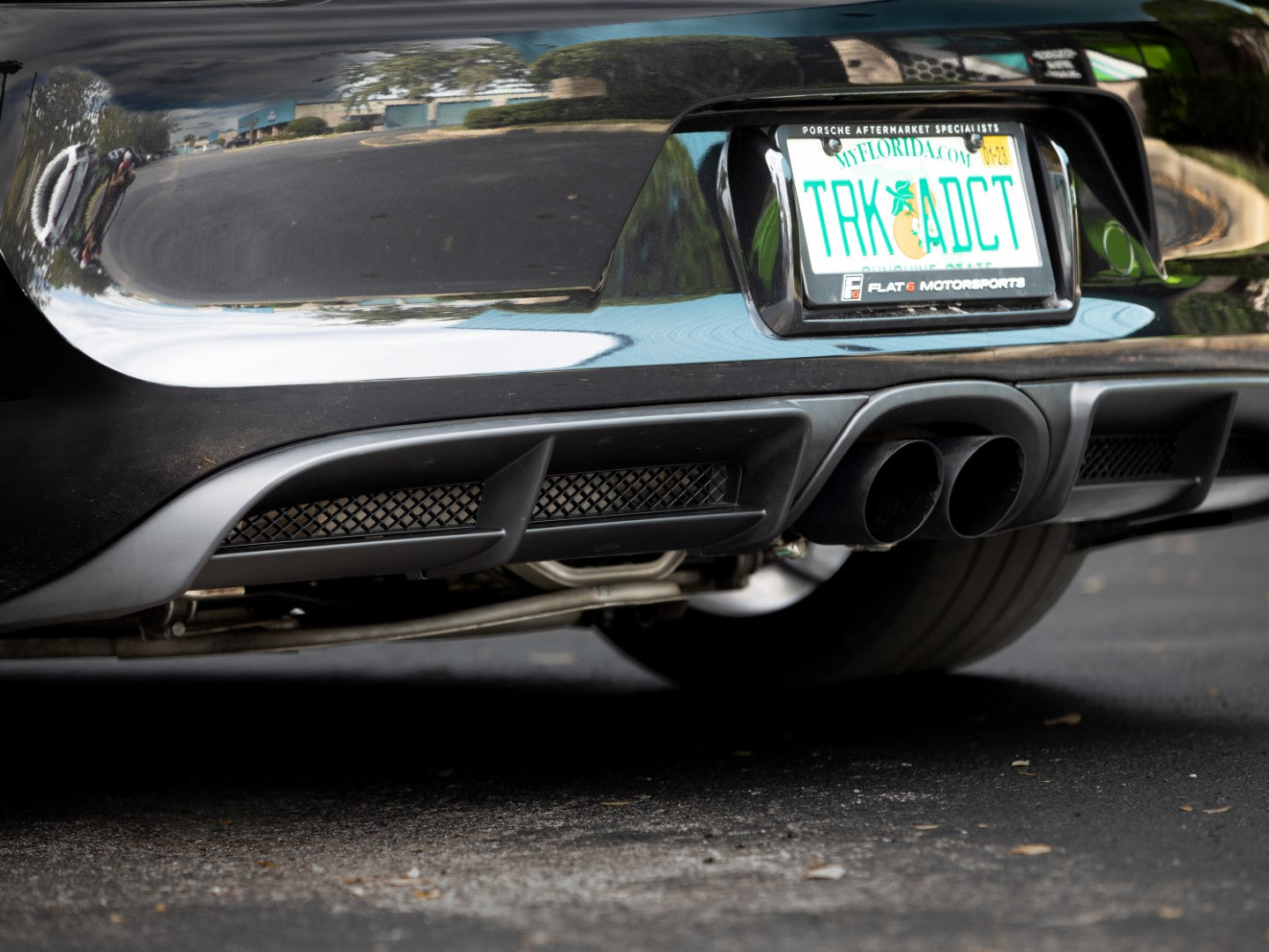 Porsche 981 Cayman/Boxster GT4 Style Rear Diffuser – NR Auto