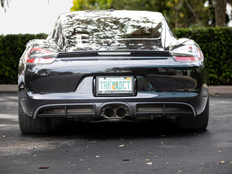 Porsche 981 Cayman/Boxster GT4 Style Rear Diffuser – NR Auto