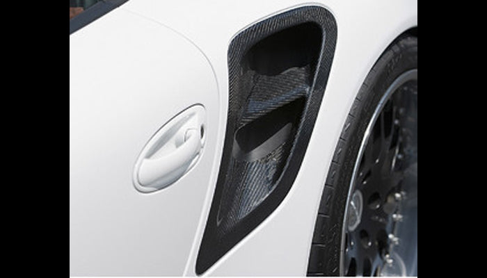 Porsche 997 Turbo Carbon Fiber Quarter Panel Turbo Air Intakes