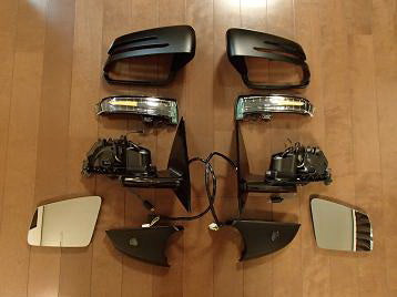 Mercedes W221 S550/S63 Facelift Mirrors 2013 Style